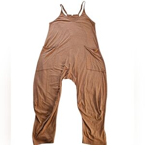 Wishlist Tan Casual Jumpsuit
